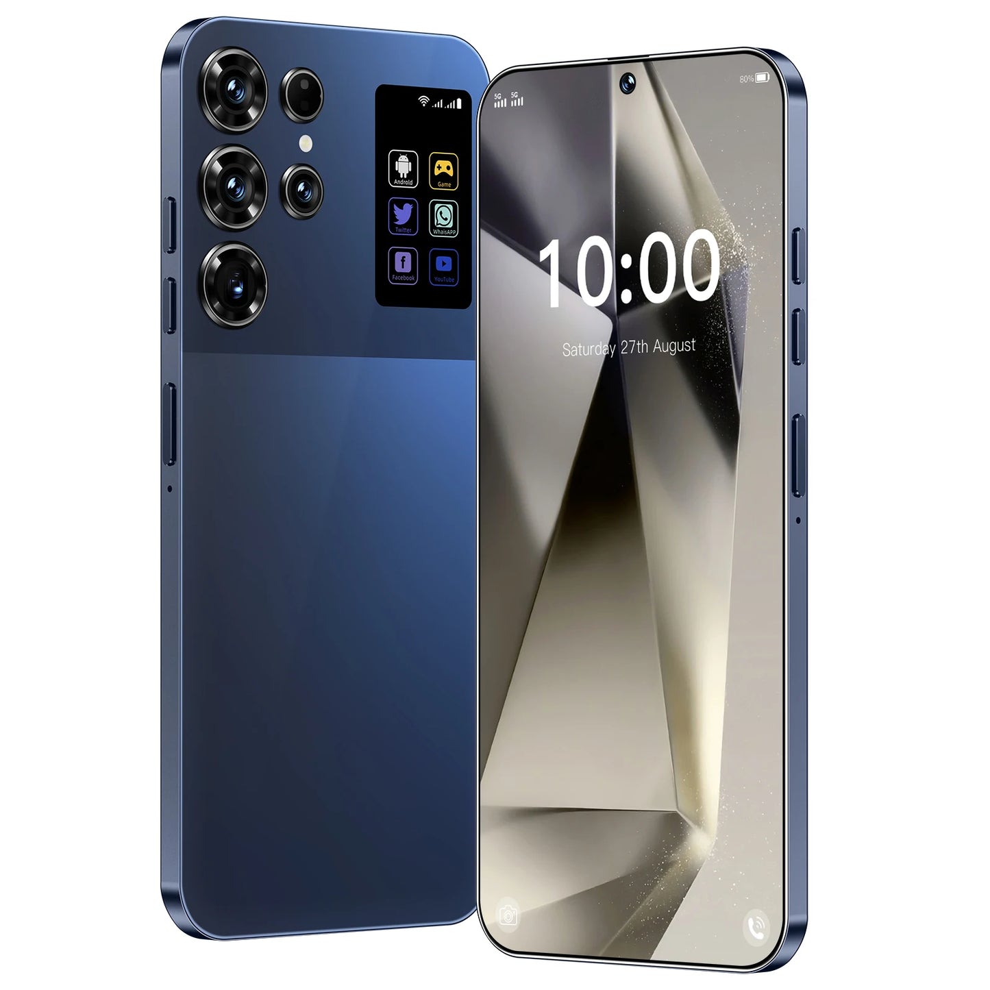 Hot Selling S26 Ultra Smartphones 16GB+1TB Android 15 HD Screen 4G5G 7.3 Inch New Mobile Phone 108MP 100W Facial Recognition