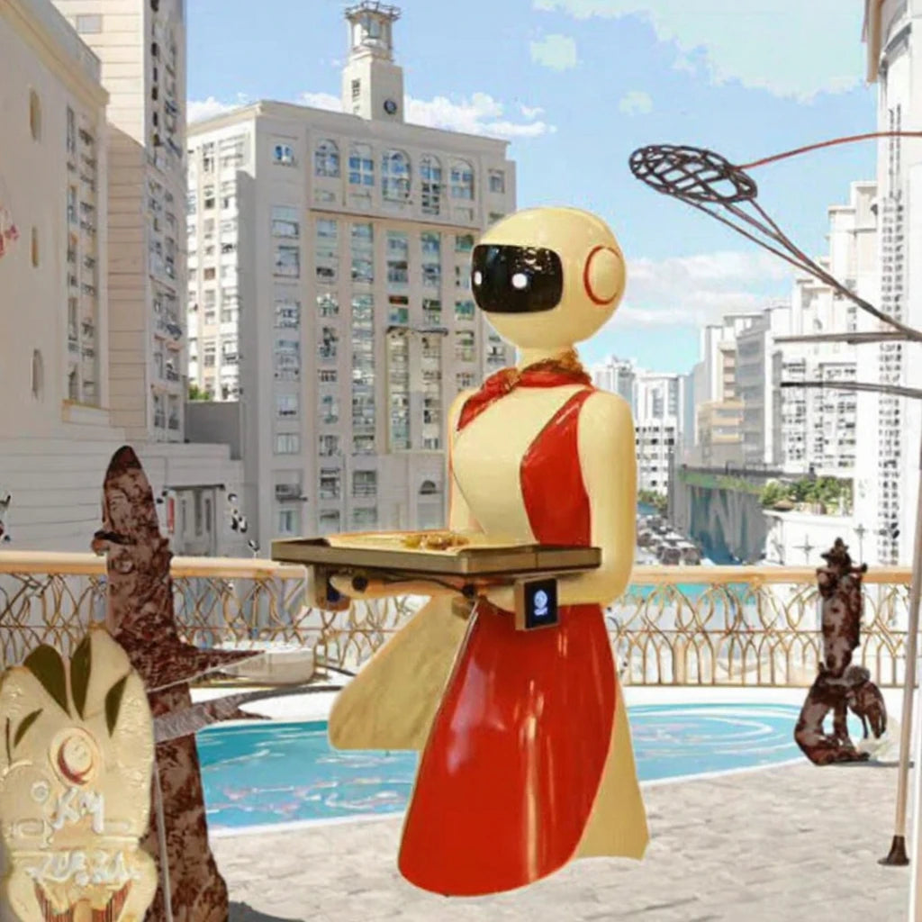 Hotel Delivery Robot Autonomous Robot Delivery Meal Delivery Robot