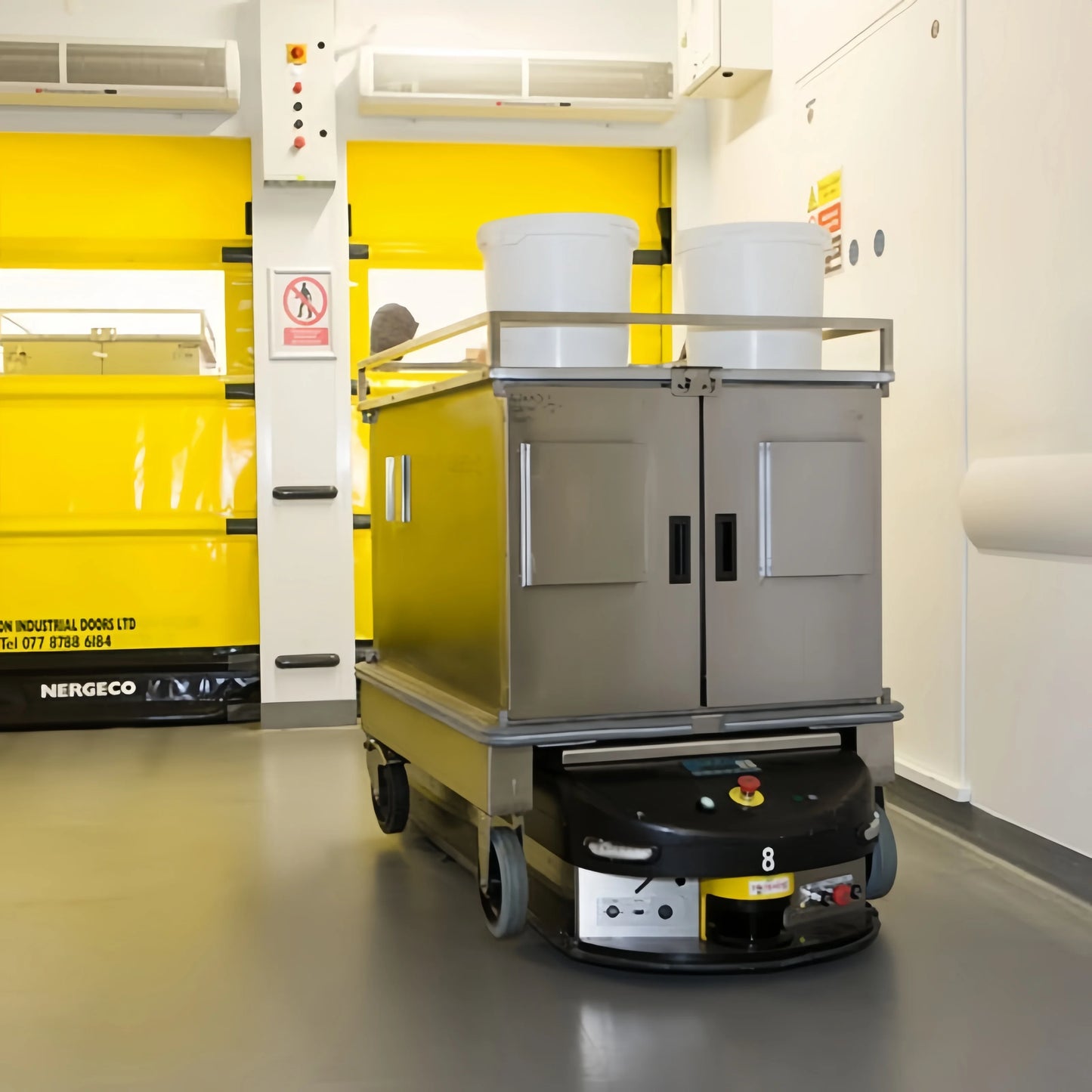 t agv robot Electric Material Handling Vehicle  Back-Lift Heavy-Load Agv Transfer Cart
