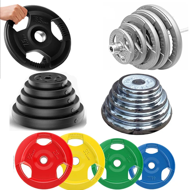MIYAUP 100kg Total Athlete Weightlifting Training Barbell Various Specifications Weight Plates