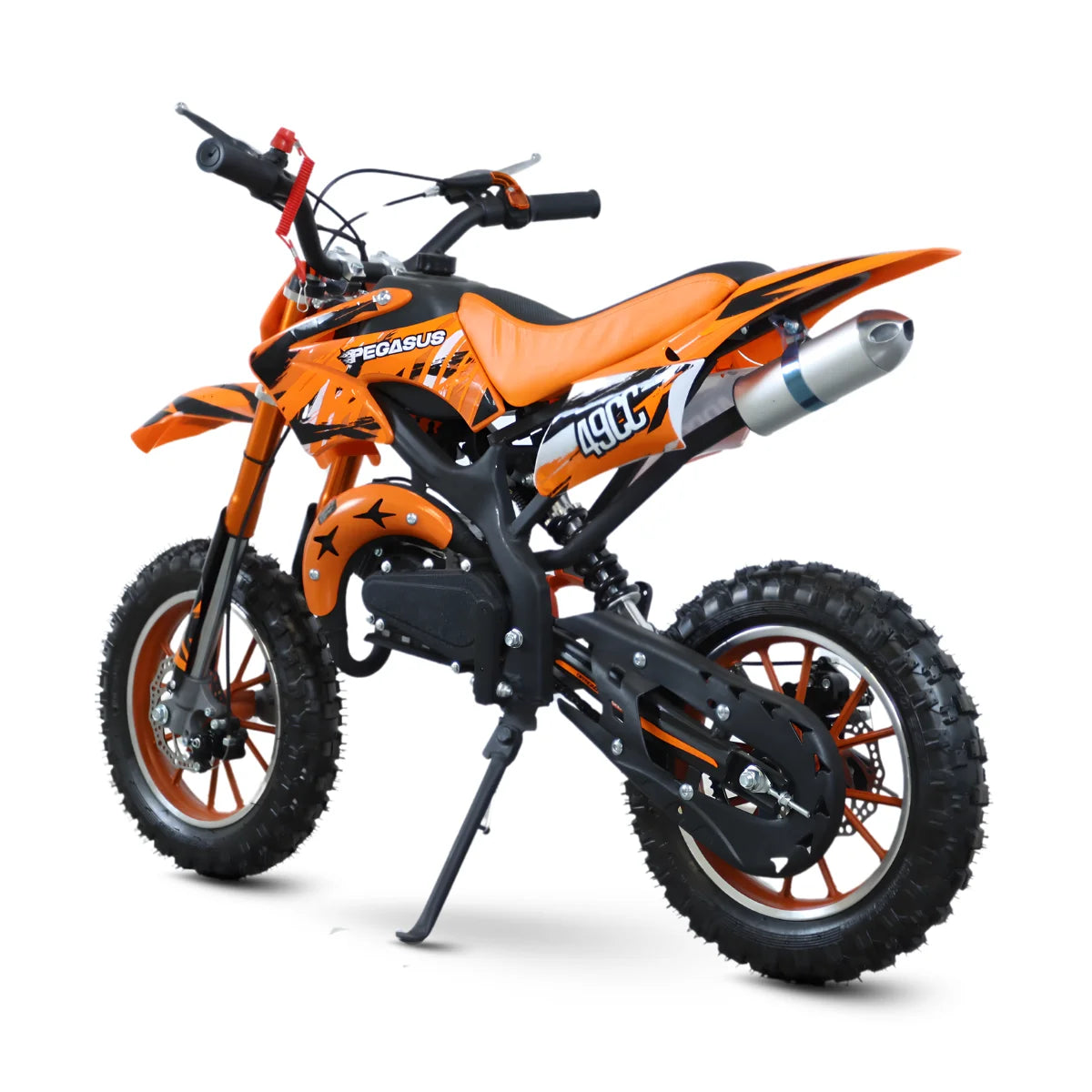 Pegasus Hot Kids 49cc Motorcycle Maximum Speed 40km/h Mini Dirt Bike Motocross 2 Stroke Kids Motorbike