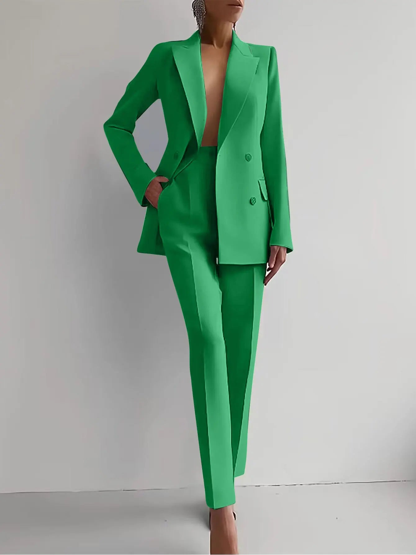 Latest Desgin Business Suits for Women Slim Blazer and Pants Set for Women Formal Suit Ladies Suits Office Wear