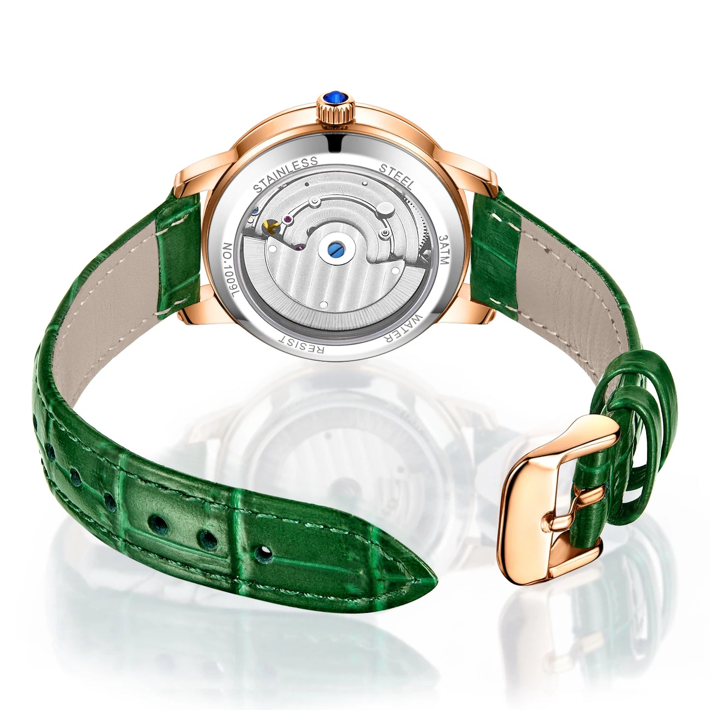 1009 Women Automatic Watches Waterproof Luxury Gift Set Fashion guess New Vintage Elegant Woman Lady Watches
