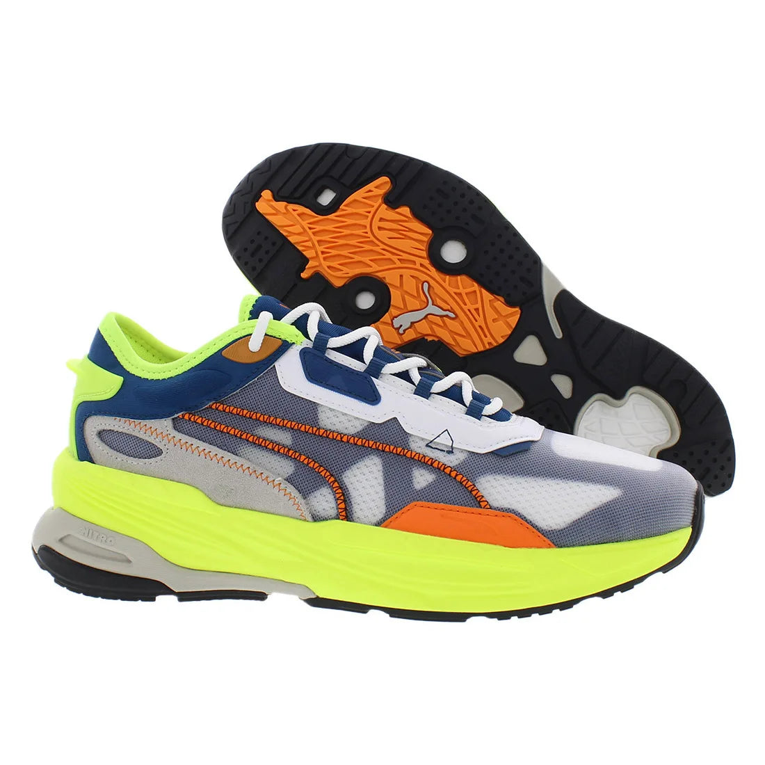 For Extent Nitro ADV Mens Shoes Model MSS-38749902 Color White/Sailing Blue 100% Authentic