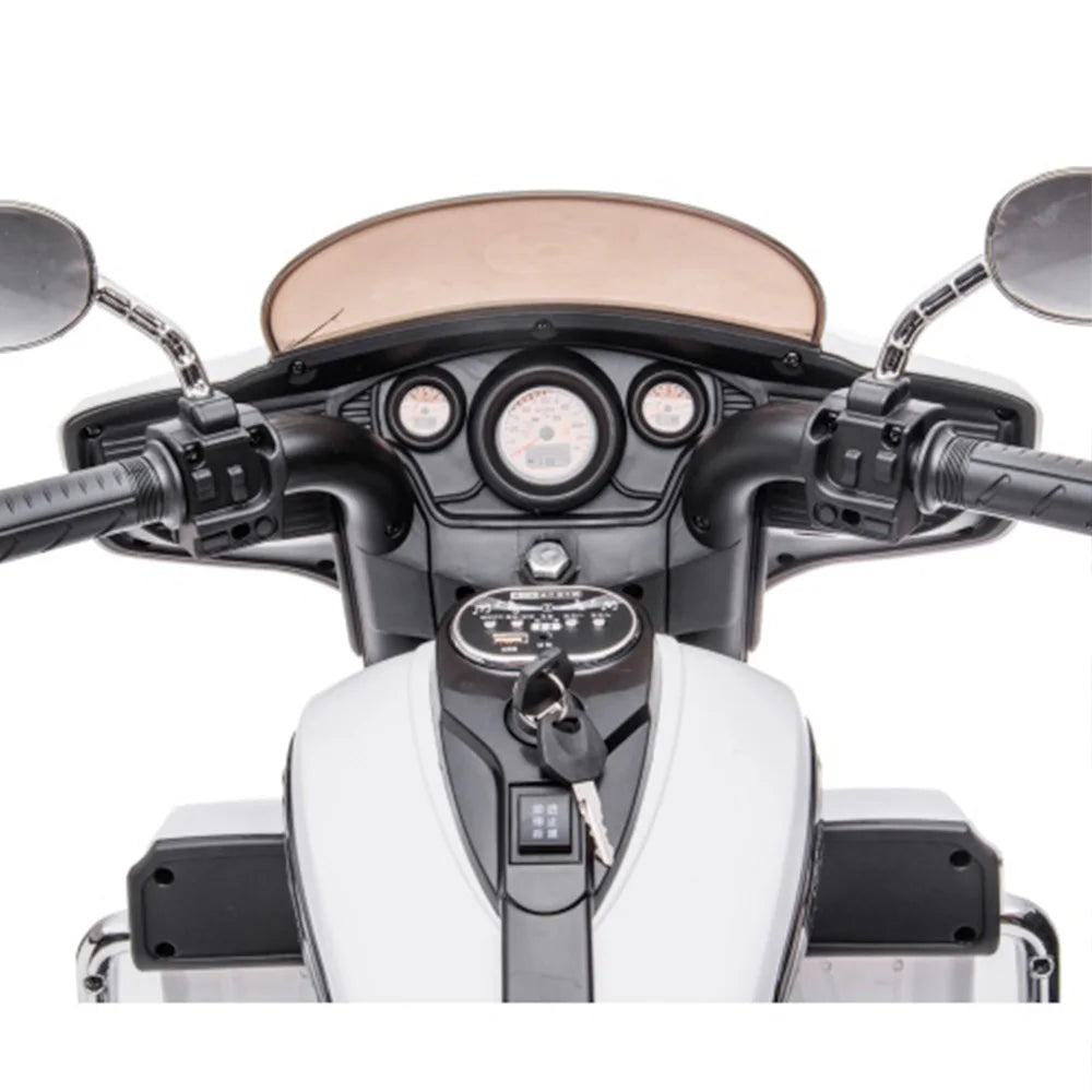 Kids Electric Scooter, Kids Motorcycle,ride on Motorcycle 12V Two Seat Motorcycle for Kids,birthday Gifts and Christmas Gifts