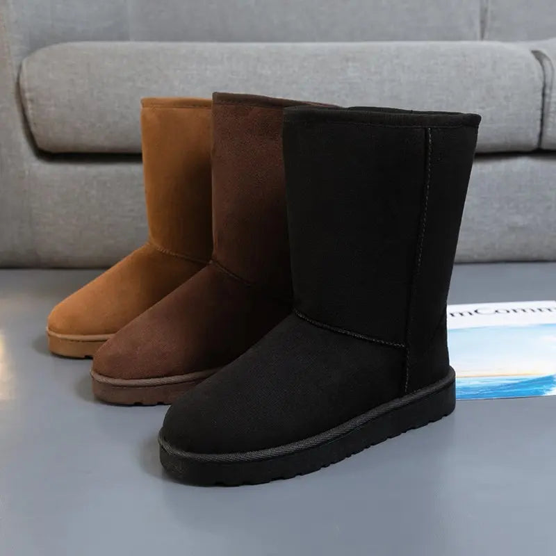 Women's Shoes 2021 Winter New Women Snow Boots Ladies High Quality Warm Australia Boots Set Foot Boots for Women Botas Mujer