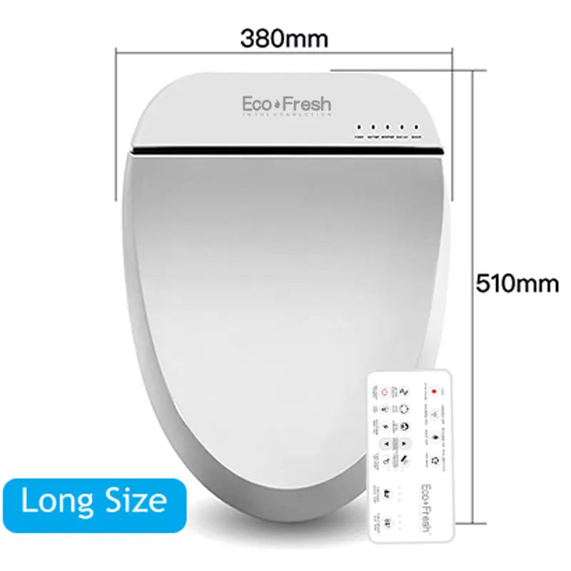 EcoFresh Smart toilet seat  Electric Bidet cover intelligent bidet heat clean dry Massage care for child woman the old