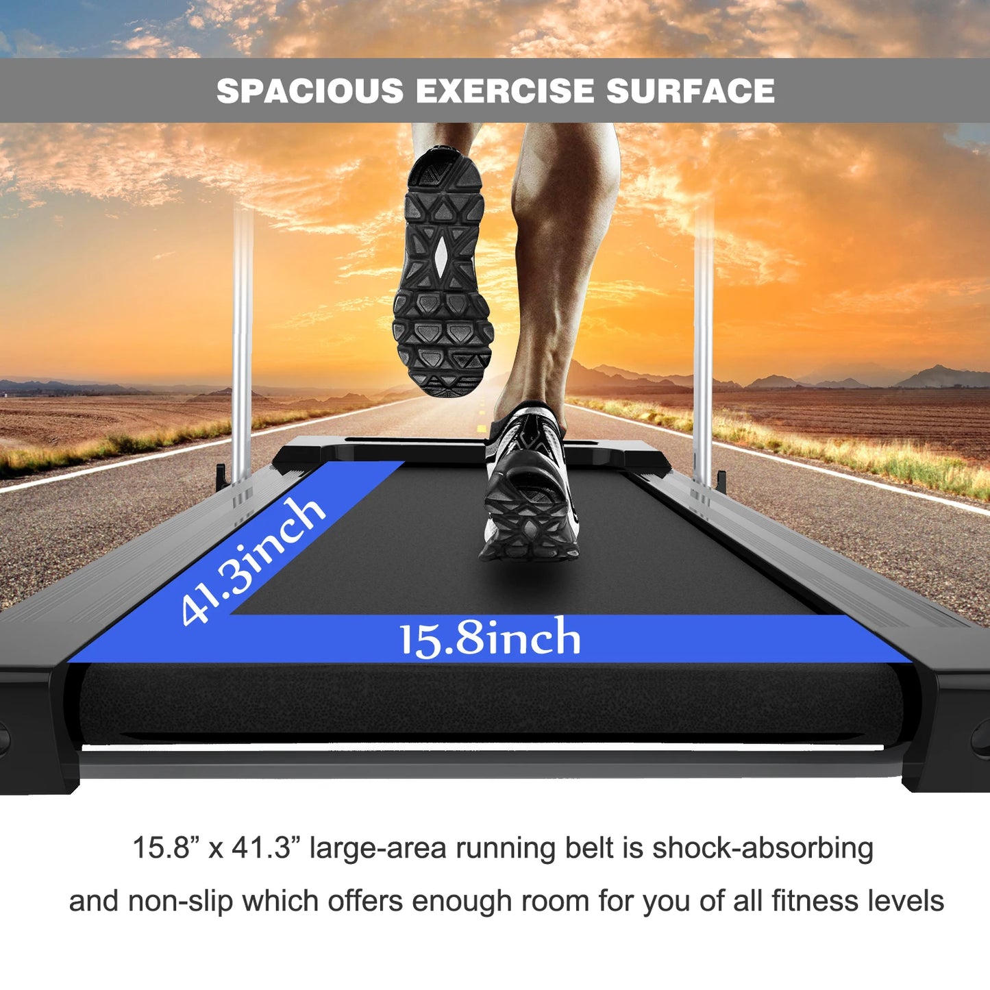Home Sturdy Durable Under Desk Treadmill Designed Walking Pad Machine Price Treadmill Fitness Equipment Treadmill