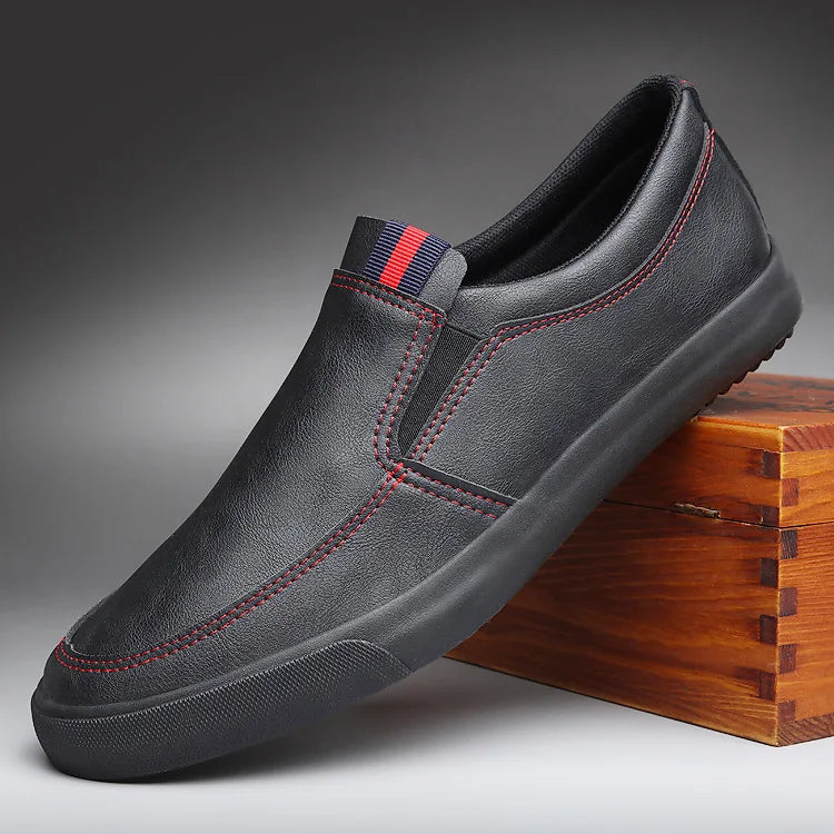 2022 New Spring and Summer Leather Casual Men's Shoes Trend Korean Customized Casual Shoes