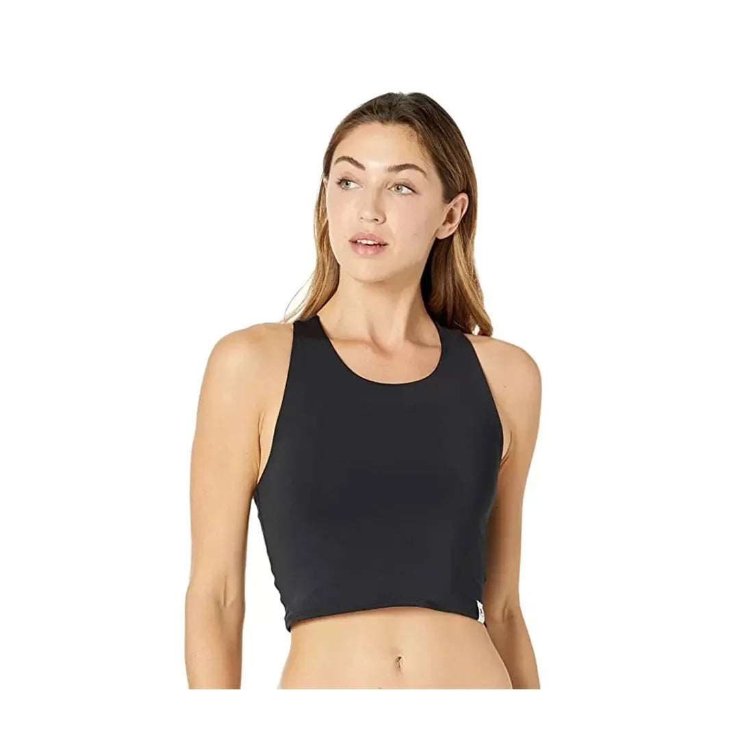 Champion Sculpt Crop Womens Active Shirts & Tees Color: Black | 100% Authentic