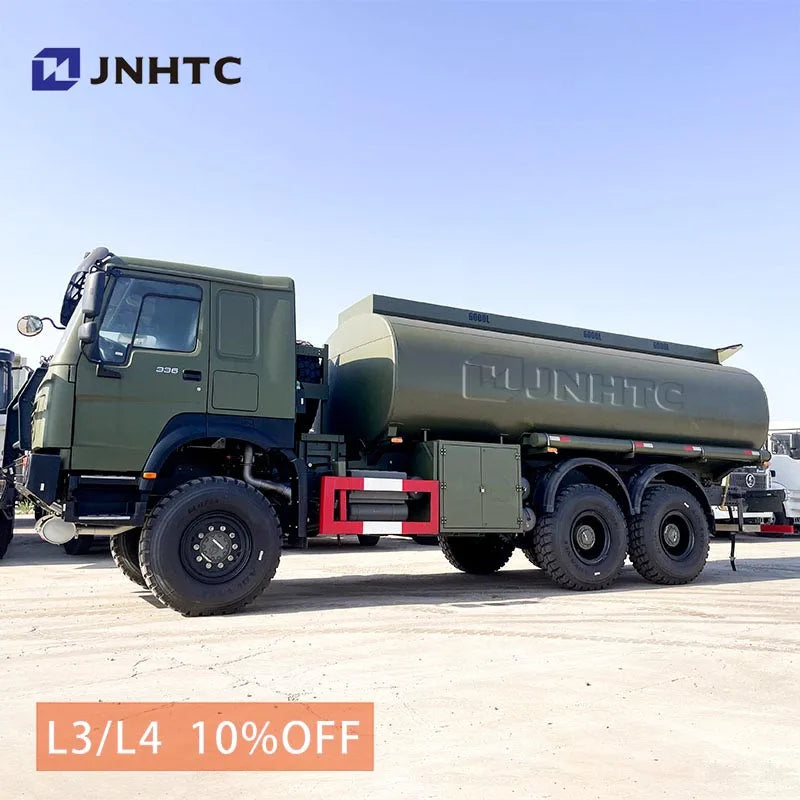 New Howo Diesel Oil Fuel Tanker Truck 45000 Liters 6x4 10 Wheelers Capacity  Fuel Water Oil Tanker Truck