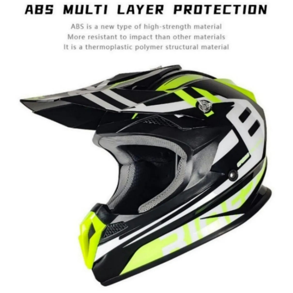 Men's Motocross Casque Off-Road Helmet High Quality Casco Racing Dirt Bike  Downhill ATV Capacete De Moto DOT XL ABS