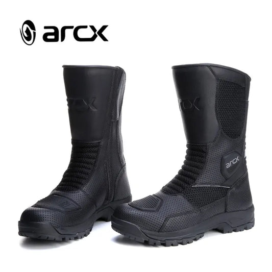 ARCX 2020 NEW  Style ARCX Men Lightweight Breathable Summer Riding Adventure Boots Cool Summer Motorcycle  Boots
