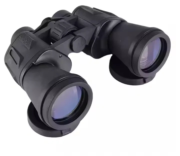High Quality 7x50/10X50/20X50 Long Range Binoculars Metal Plastic Bak4 Porro Prism System Center Focus Travel Sports Telescope