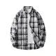 2025 Trendyy Men's 100% Cotton Loose-Fitting Hong Kong Style Tie-Dye Flannel Shirt Cross-Border Casual New Autumn Style