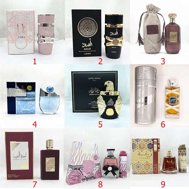 High Quality 100ML Luxury Arabic Fragrance Water Lasting Dubai Perfume Spray for Men Wholesale