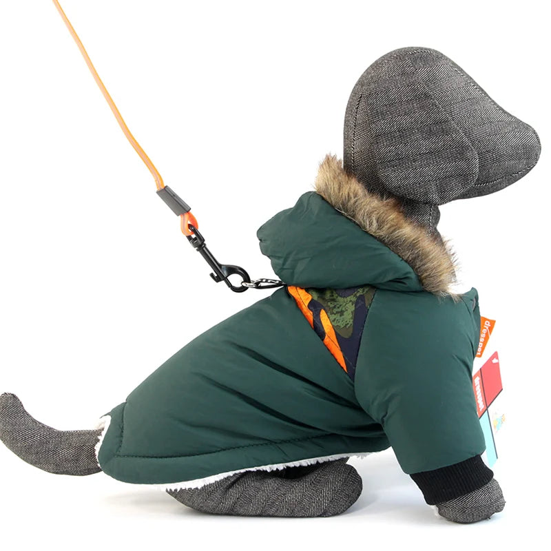 Winter Pet Dog Clothes Warm For Small Dogs Pets Puppy Costume French Bulldog Outfit Coat Waterproof Jacket Chihuahua Clothing