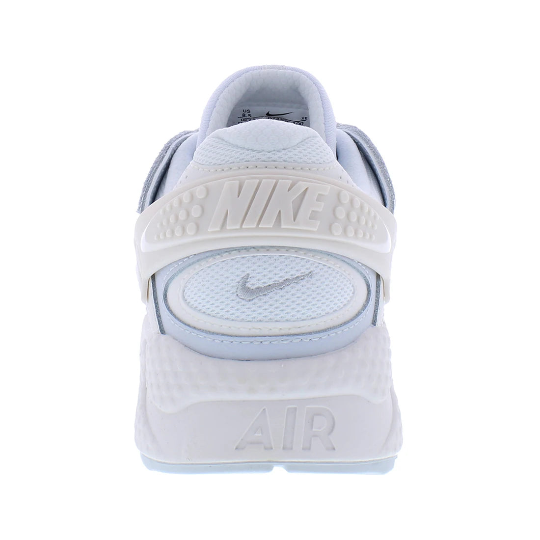 For Air Huarache Runner Men's Summit White/Metallic Silver Genuine Leather Sneakers EVA Insole-100% Authentic Model DZ3306100