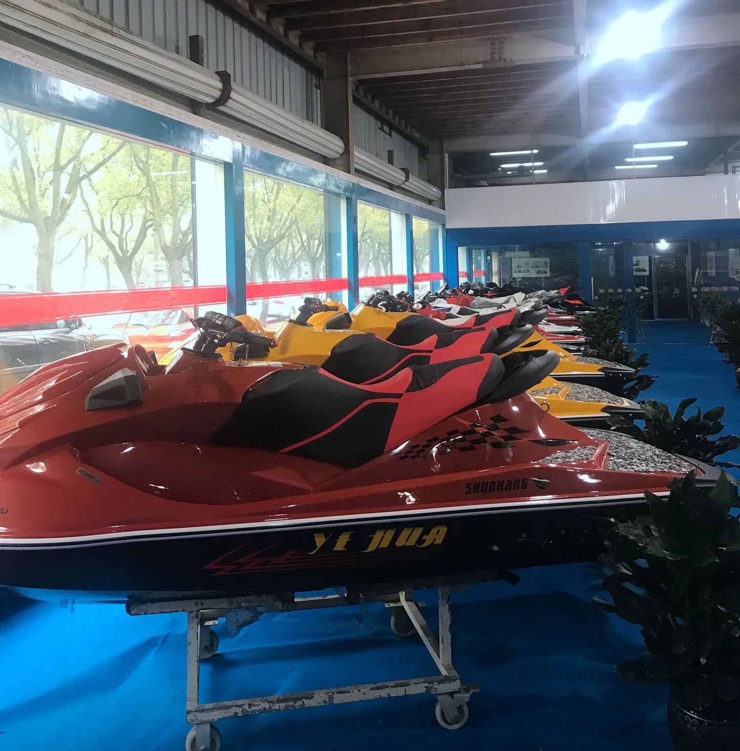 Factory Direct Sales 1300CC Jet Boat Two Seater Water Jet Ski Motoboat