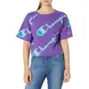 Champion Logo Mono T-Shirt Womens Active Shirts & Tees Color: Purple | 100% Authentic