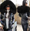 Liu Ming Oem Odm Winter Women Clothing Fashion Hood Faux Fur Collar Outwear Parkas Ladies Jacket Plus Size Coat