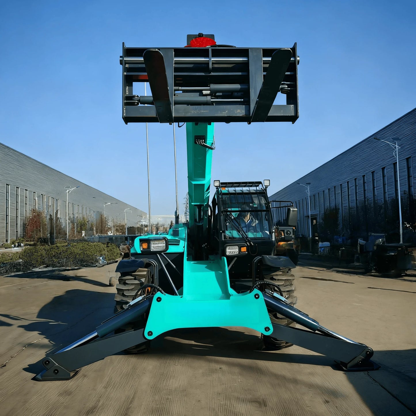 Telescopic Agricultural Diesel Loader for Material Handling | 7m/14m/18m Lifting Height | Cab-Equipped Telehandler Forklift