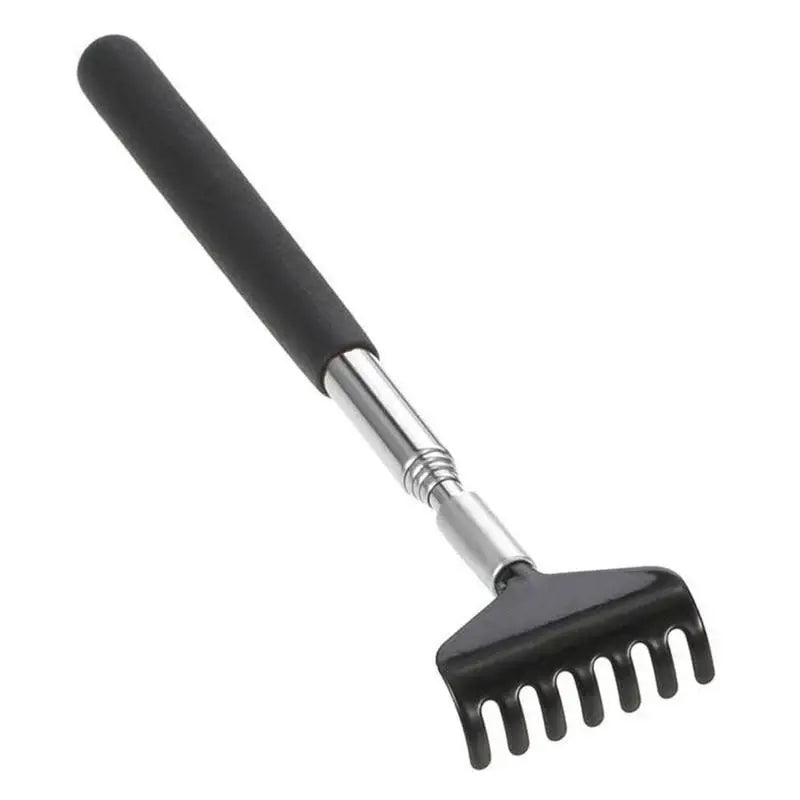 Steel Retractable Itching Scratching Rake Scratcher Massage Tool 1pc Back Scratcher Telescopic
