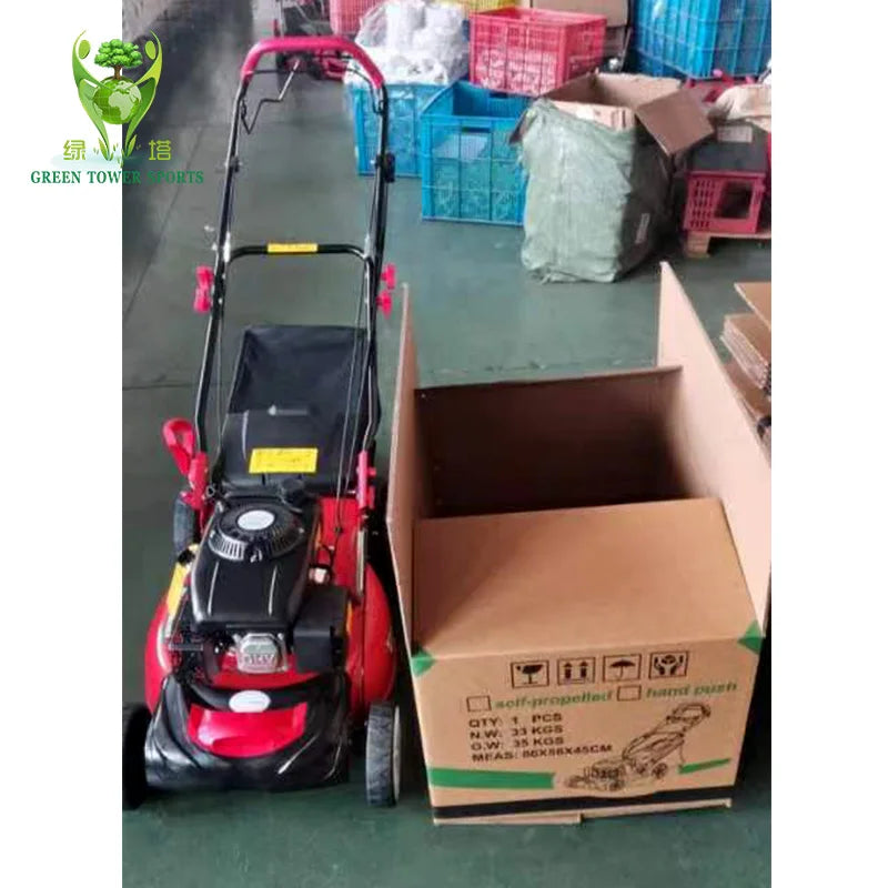 4-Stroke High Efficiency DIY Industrial Grade 173cc Hand Push Gasoline Lawn Mower Machine for Agricultural Use Cutting Grass