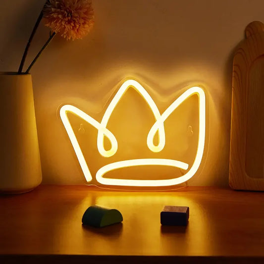 1pc LED Neon Sign Back Panel Night Lights, 5V USB Power Supply Neon Lamp for Home Bedroom Dorm Party