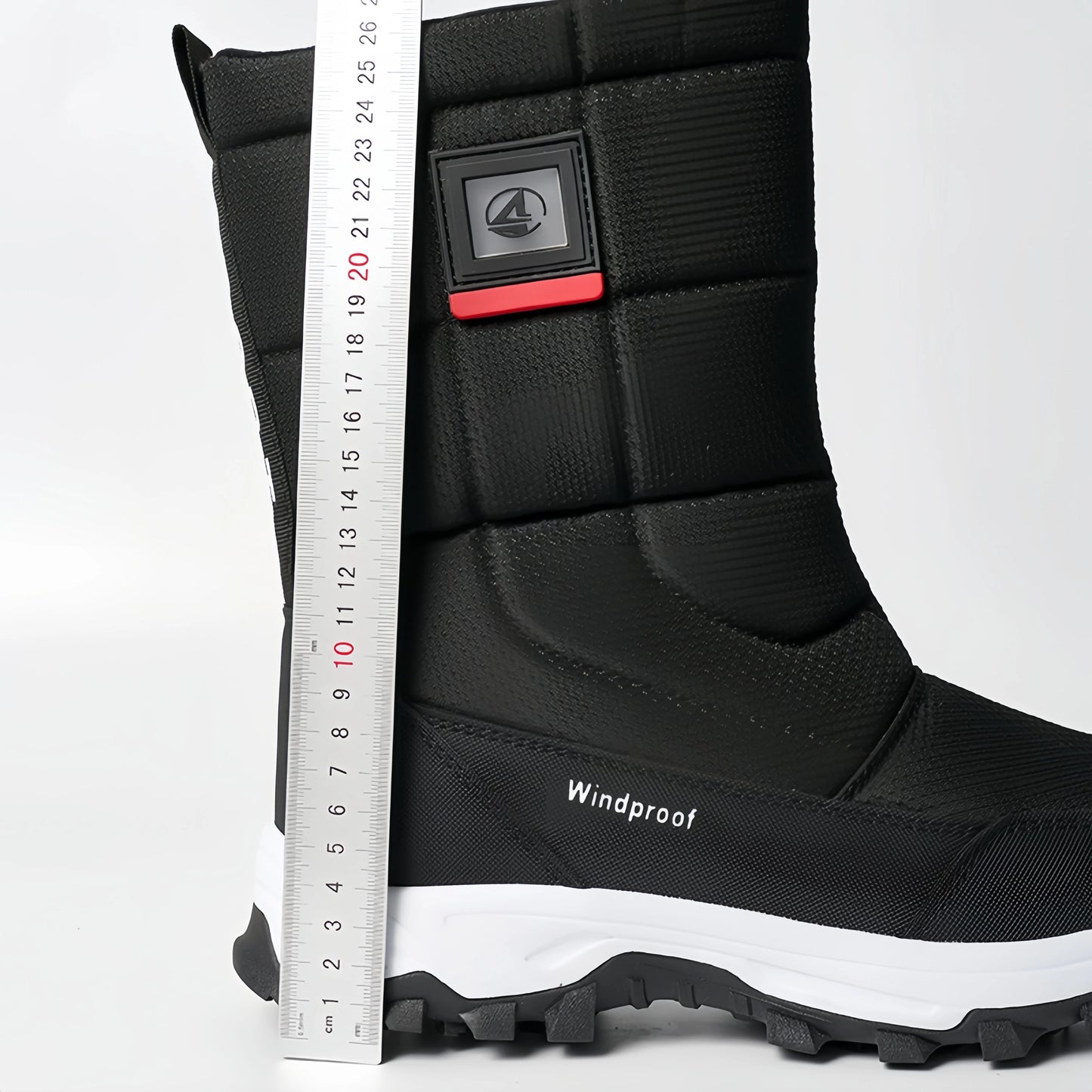 High Quality Outdoor Sports  Snow Shoes with Warm, Plush and Non slip Soles for Men's Winter Boots