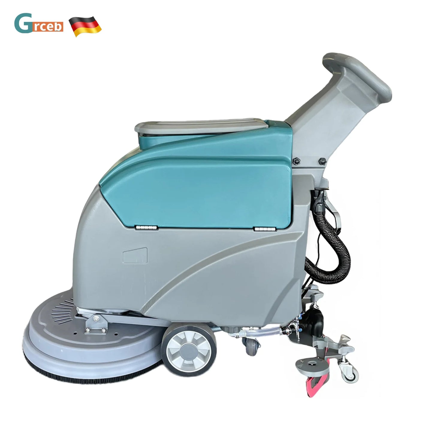 GS460 20in Self-Propelled Battery-Powered Floor Scrubber Dryer Walk-Behind Automatic Brush Pad for Shops Farm Cleaning New