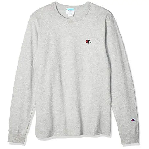 For Life Heritage Long-Sleeve Mens Active Shirts & Tees Color Oxford Grey | 100% Authentic Made in China