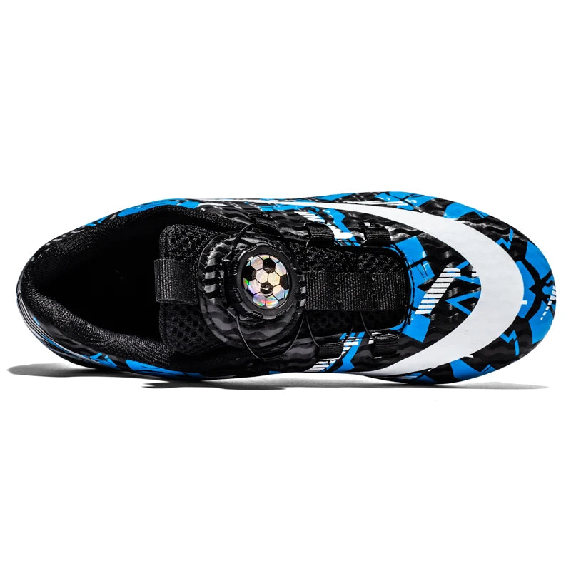Newest Rotating Buckle Soccer Cleats for Men Women Kids Durable Sole for Firm Ground and Turf Surfaces