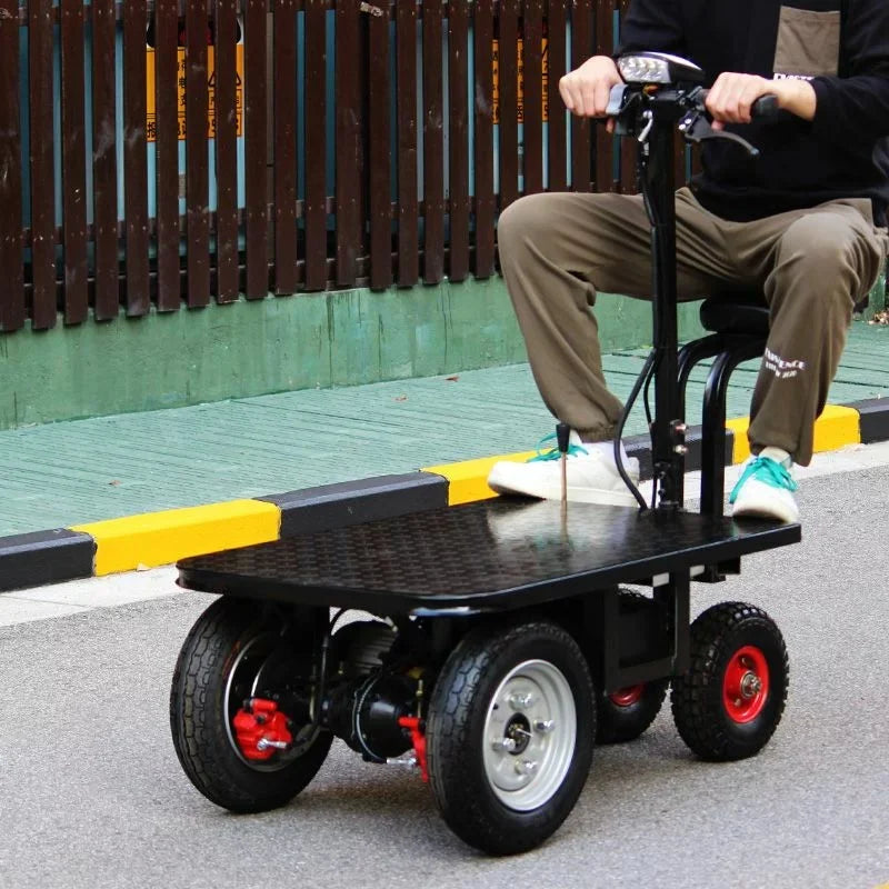 4WD Industria Following  Robot Automatic Human Following Cart for Heavy Loads