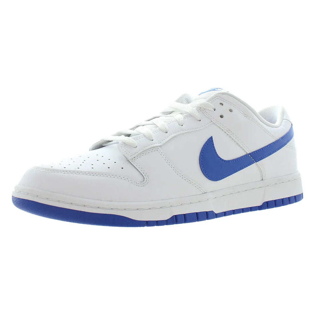 For Dunk Low Retro Unisex High-Top Sneakers Men's Luxury Walking Shoes Disposable PU Insole Size 11 White/White/Bronzine