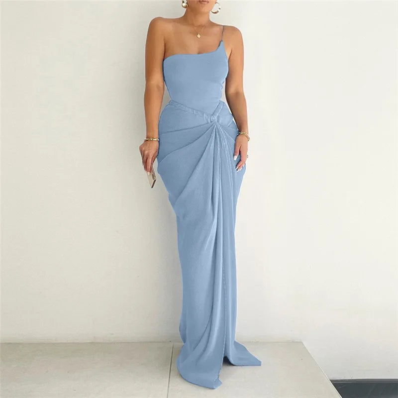 WY8334 2022 Wholesale Solid Women Fashion Skirts High Waist Side Split Maxi Skirt Dress Club Wear