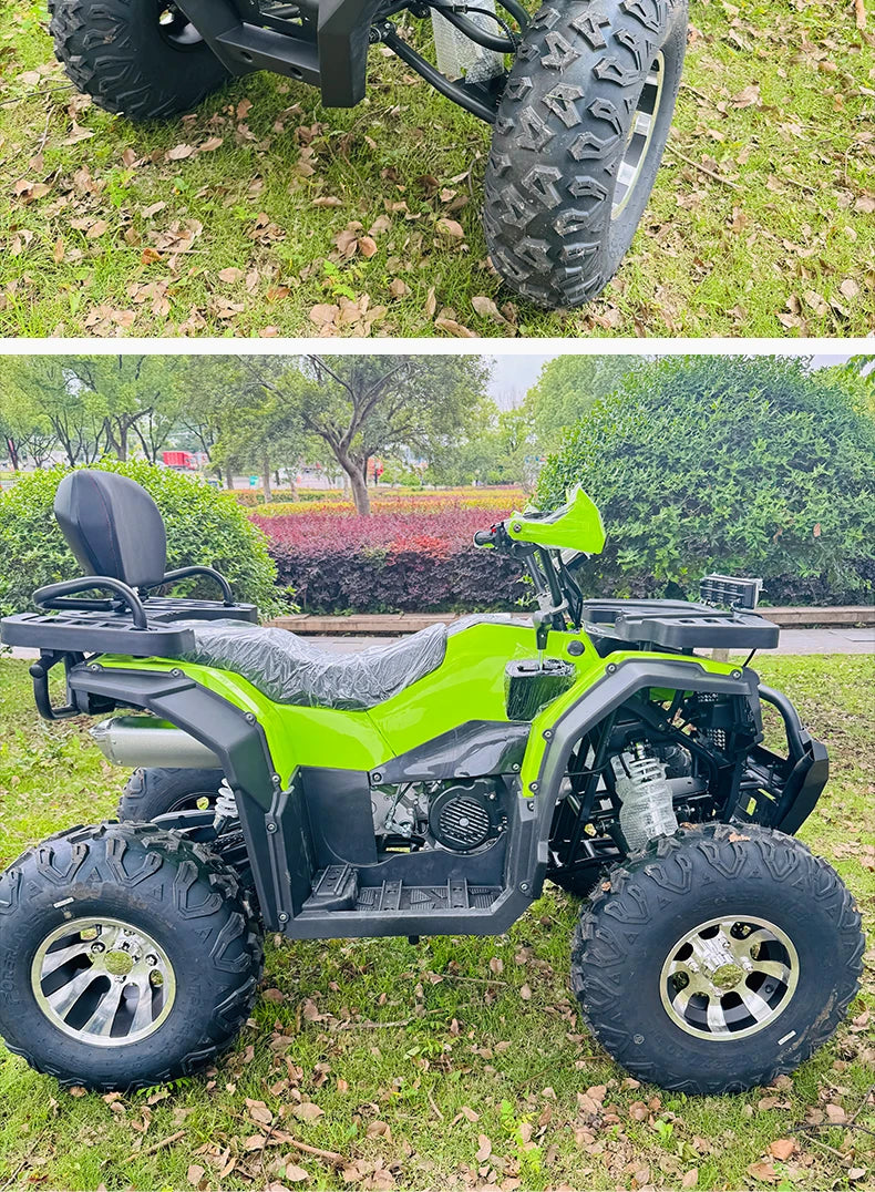 Automatic ATV Big for 200cc Four-wheel Off-road Mountain Bike All-terrain Chain Drive Equipped 4-Stroke Gas/Diesel Scenic Spot