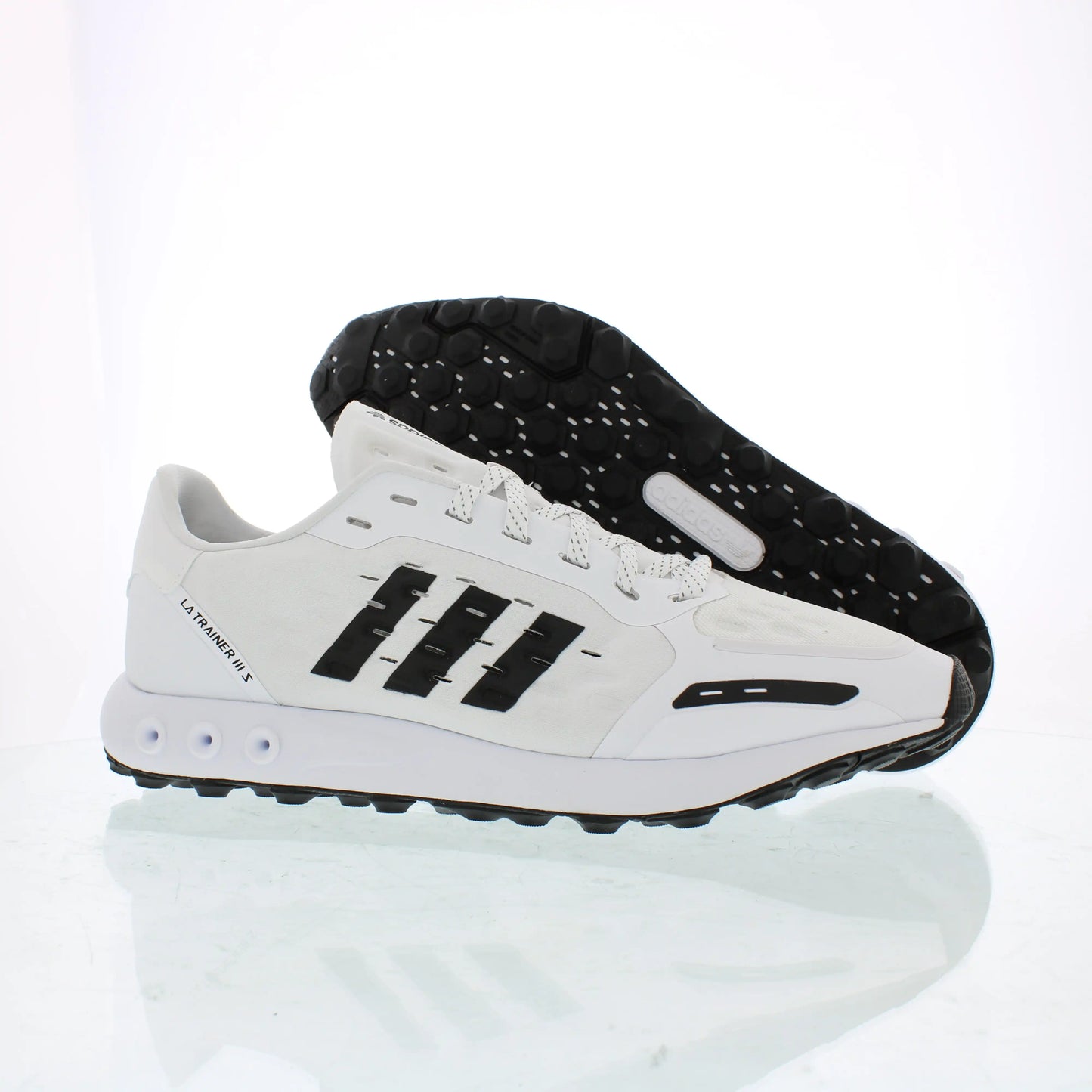 For LA Trainer III Mens Shoes Model MSS-GY7492 White/Black 100% Authentic