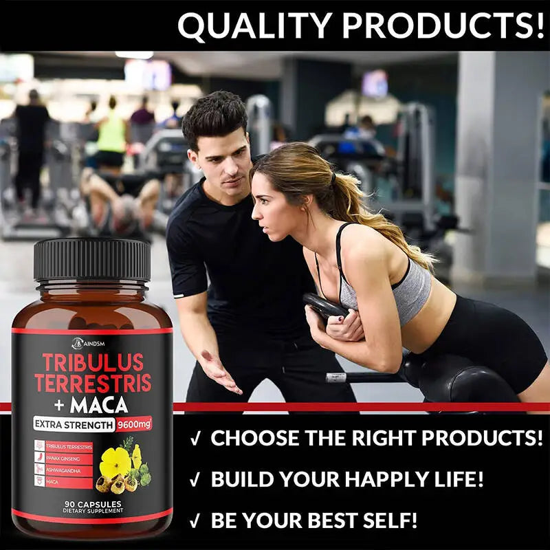 OEM Private Label Tribulus Terrestris Extract Capsules - Men's Health Energy Booster