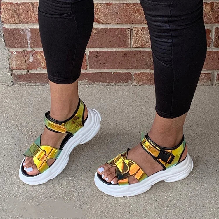 Explosive Style Women's Summer Platform Sandals slippers European Thick-soled  Women Shoes