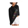 Champion Reverse Weave Cropped Hoodie Womens Active Sweaters Color: Black/Multi | 100% Authentic