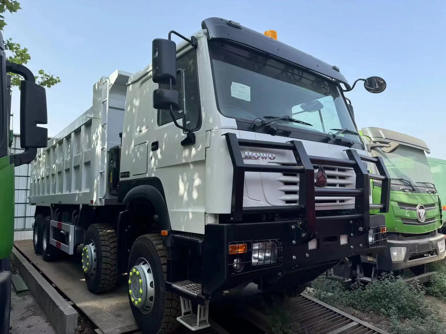In Stock Now New Sinotruk HOWO 8x4 Dump Truck | 12 Wheels & 371HP Diesel Engine | Ready for Heavy Hauling