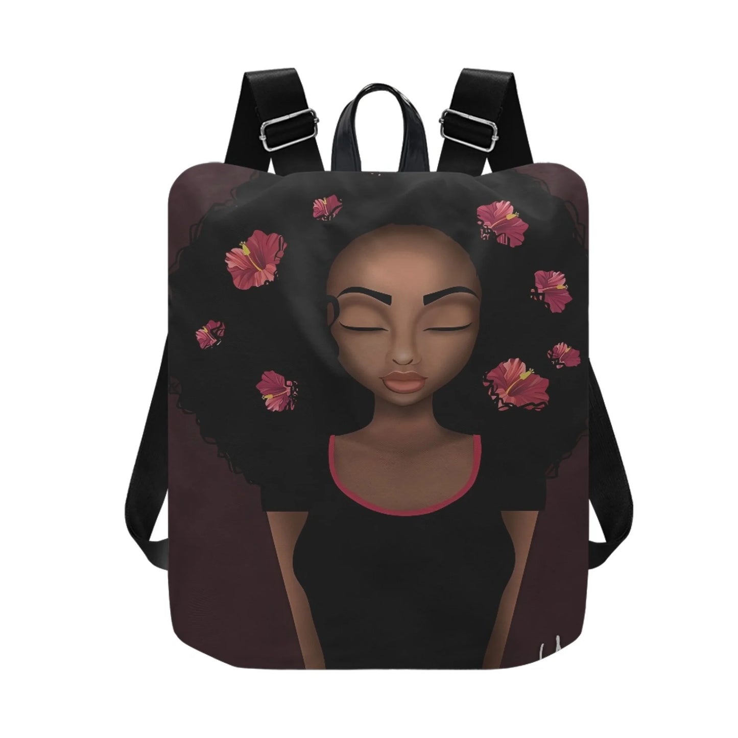 Latest African Girl Printed Backpack for Women Water-resistant College Backpack Girls Kids Bookbags Travel Casual Backpack Bag