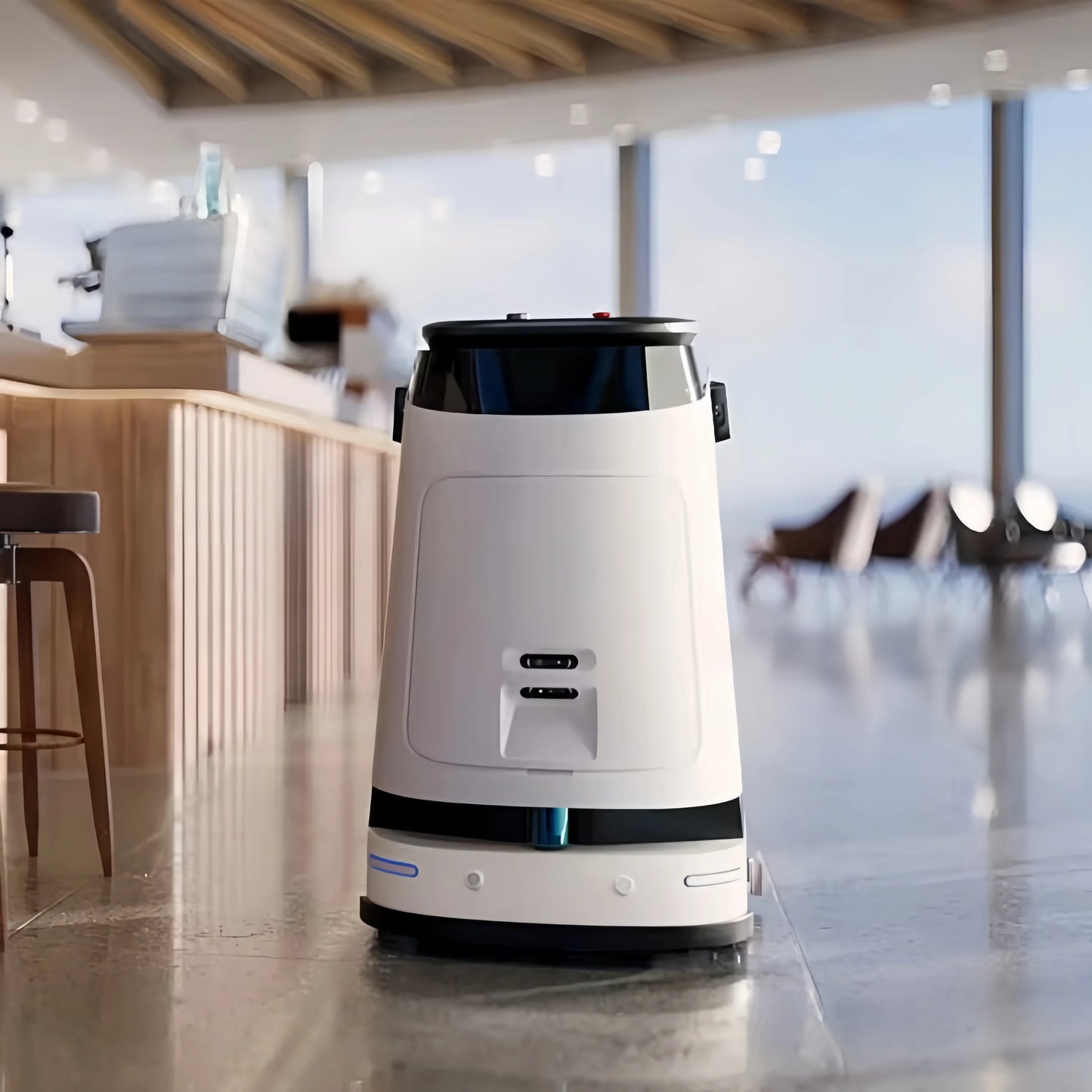 Smart Cleaning Robot  Commercial Cleaning Robot for Large Factories & Warehouses Automatic Sweeping Mopping Scrubbing