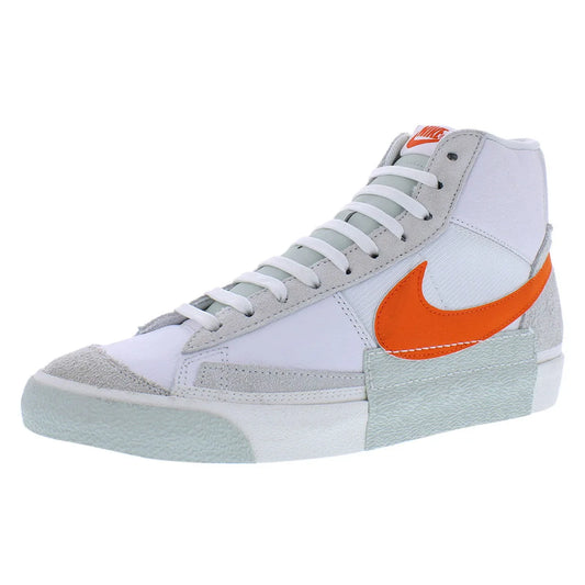 For Blazer Mid Pro Club Men's Basketball Shoes White/Orange Color DQ7673103 Vietnam Origin | 100% Authentic