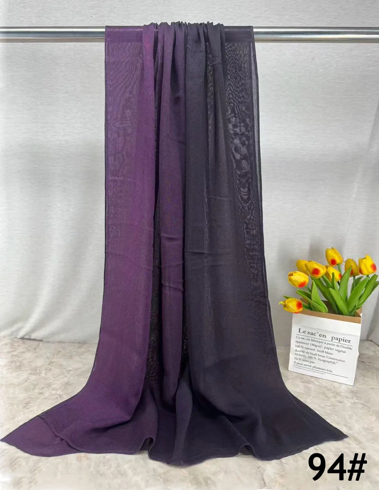 Soft Breathable Modal Hijab for Muslim Women New Digital Printed Woven Scarf Cotton Modal for Autumn