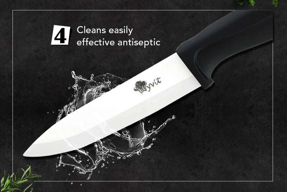 Ceramic Knives Kitchen Knive 3 4 5 6 inch Chef Paring Utility Slicing Bread Knife +Peeler Zirconia White Blade Cooking Tool