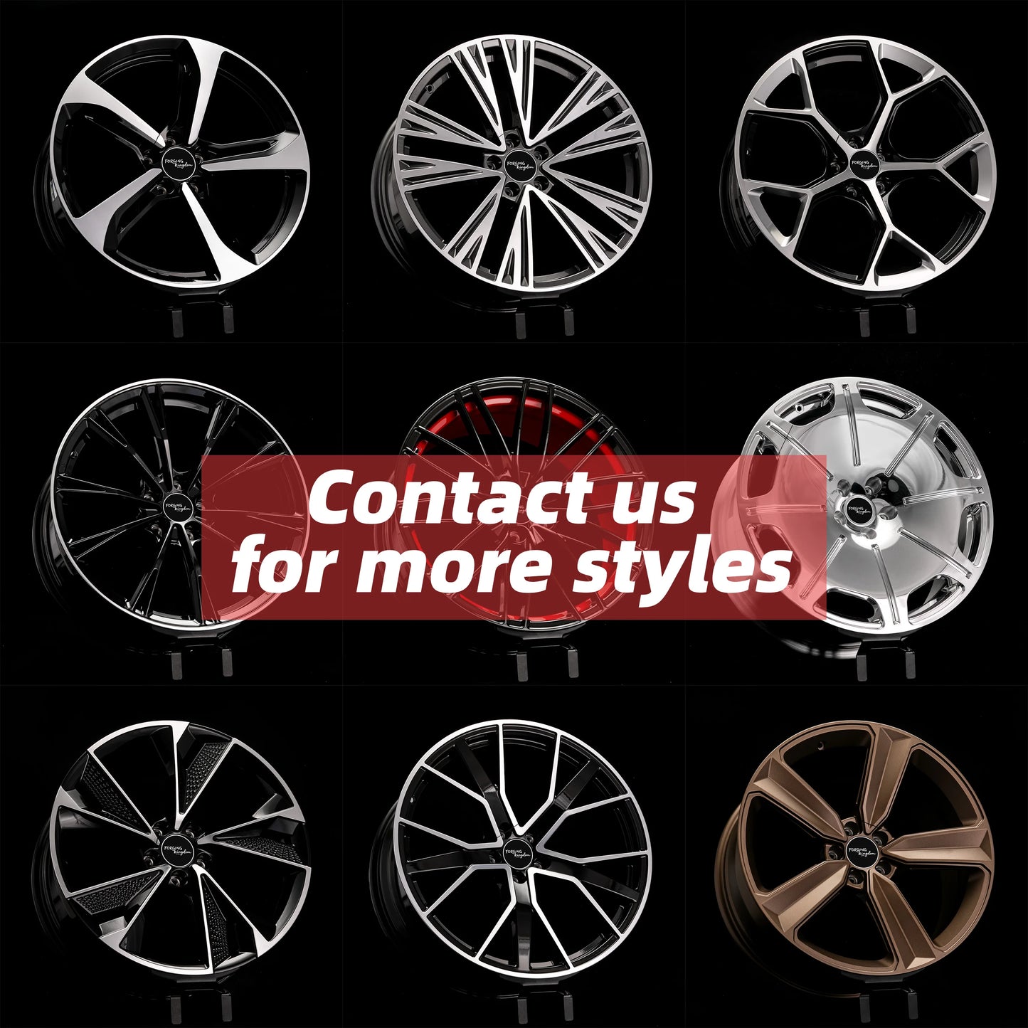 OEM New High Quality Forged Alloy Wheels-Wholesale Multi Spoke Rims for Luxury Cars 18-21inch 9J