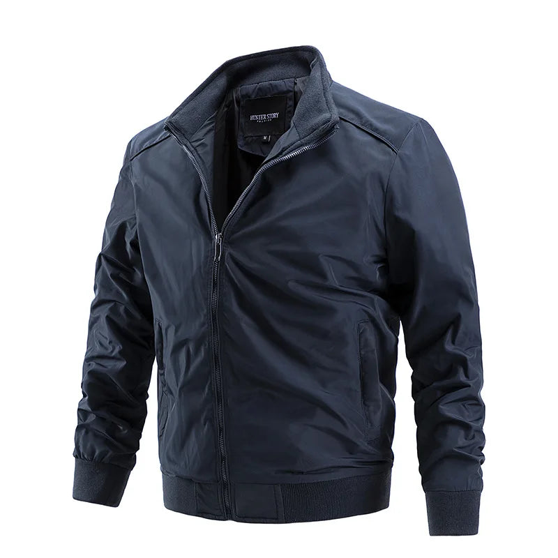 Spring Autumn Jacket Men Casual Coat Men Jacket Outdoors Fashion Zipper Jacket Men Clothing Big Size