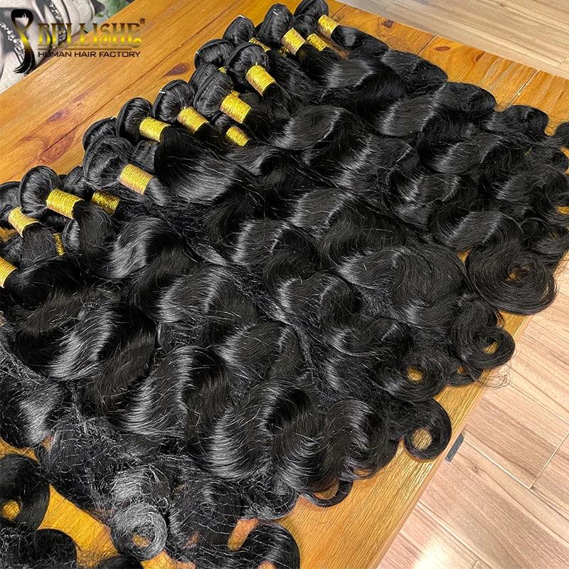 Bellishe 15A Grade Body Wave Peruvian Brazilian Vendors Wholesale Virgin Indian Vietnamese Human Hair Bundles Raw Hair Bundles